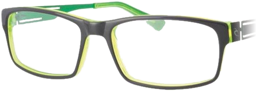 Green and grey fashion spectacle frames